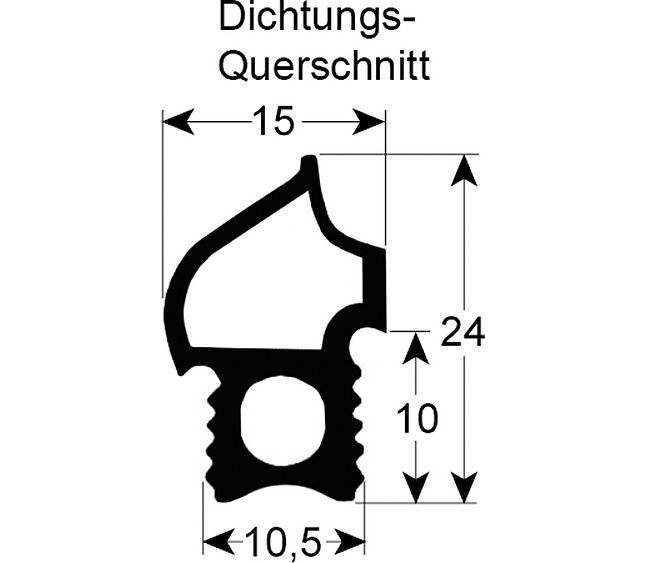 Door Gasket 10.10 Convotherm 4 – Genuine Part WB522741