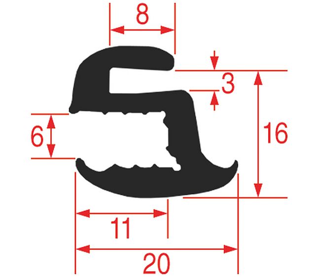 Gasket for Oven Glass 2010 mm – Genuine Part 3186409