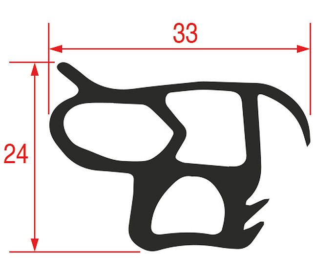 Gasket Lower Oven Door 660 mm – Genuine Part 4006176
