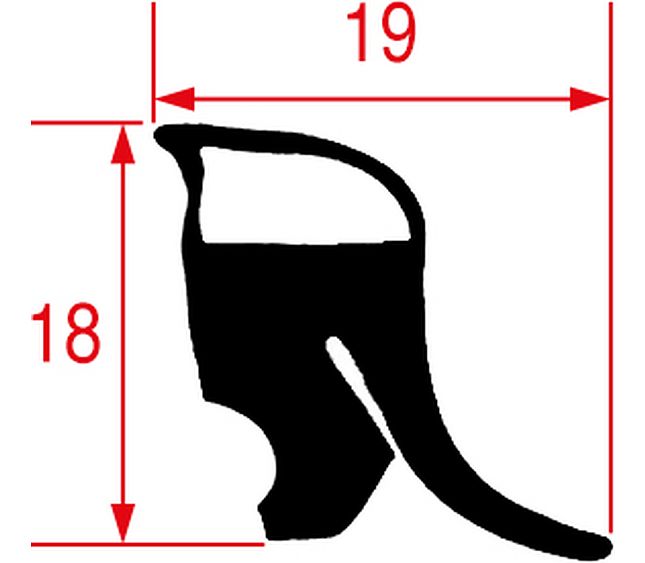 Guarnizione Porta 1600 mm – Genuine Part 40K8159