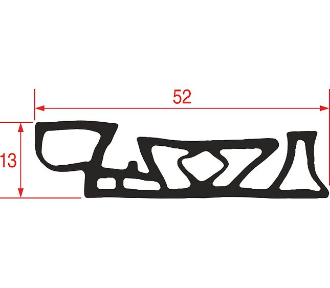 Oven Carriage Gasket 775 mm – Genuine Part 3786503