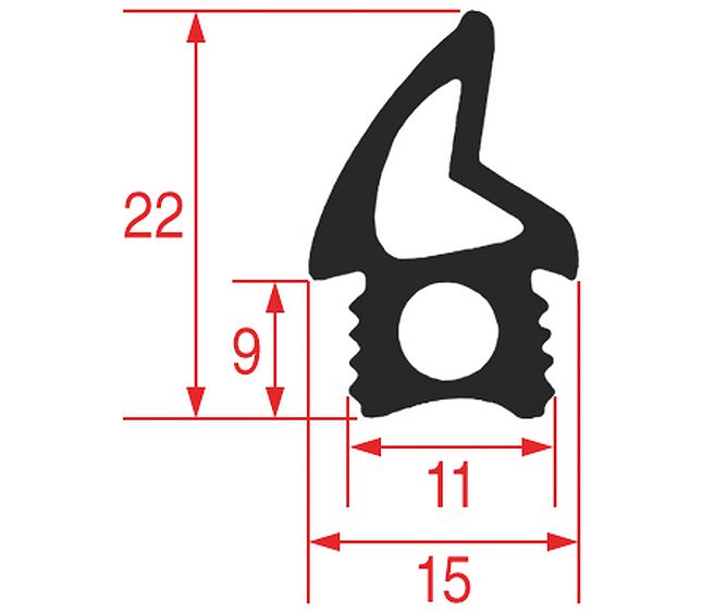 Gasket for Oven Front 1800 mm – Genuine Part 5135441