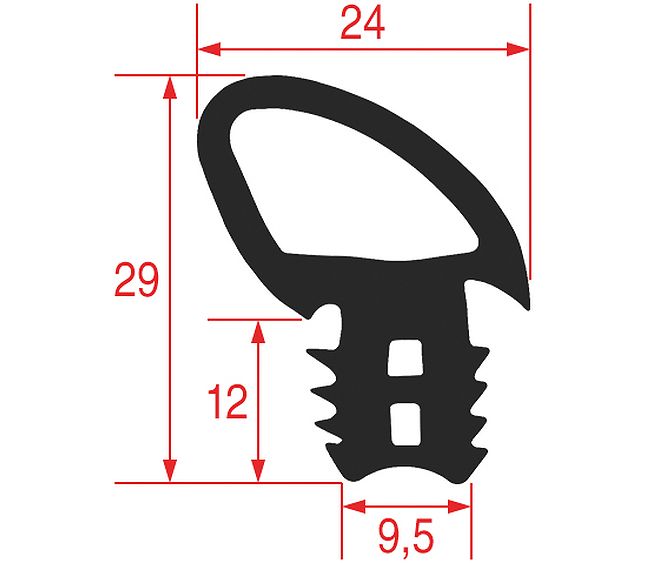 Gasket for Oven Door 640x460 mm – Genuine Part 5020135