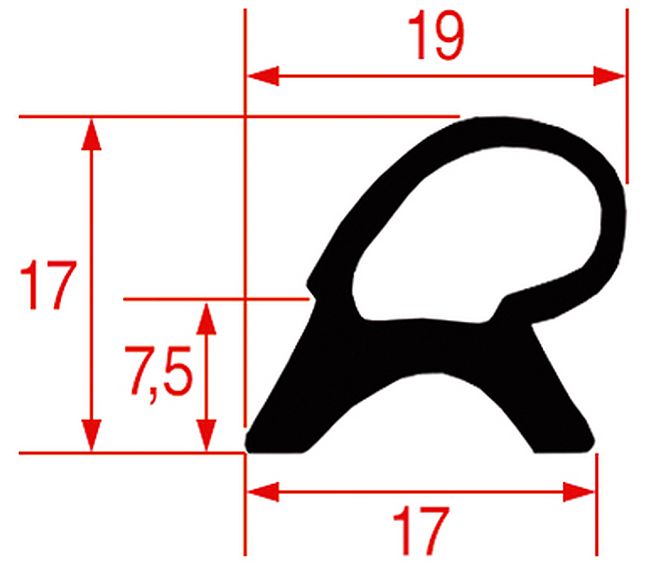 Gasket for Oven Door 585x395 mm – Genuine Part 3186041