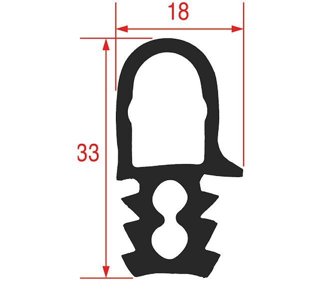 Gasket for Oven Door 775x520 mm – Genuine Part 3186527