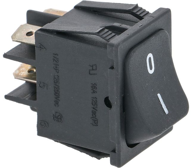 Bipolar Switch Black 10A 250V – Genuine Part 3319529