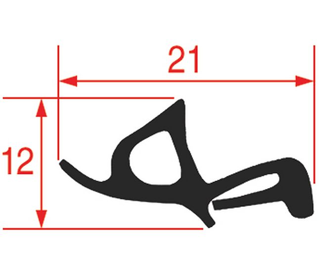 Oven Door Gasket 1400 mm – Genuine Part 3186403