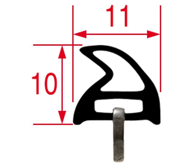 Gasket for Oven Door 590x340 mm Smeg 754131105 – Genuine Part 3186496