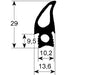 Gasket for Oven Door 785x690 mm – Genuine Part 10257835-01