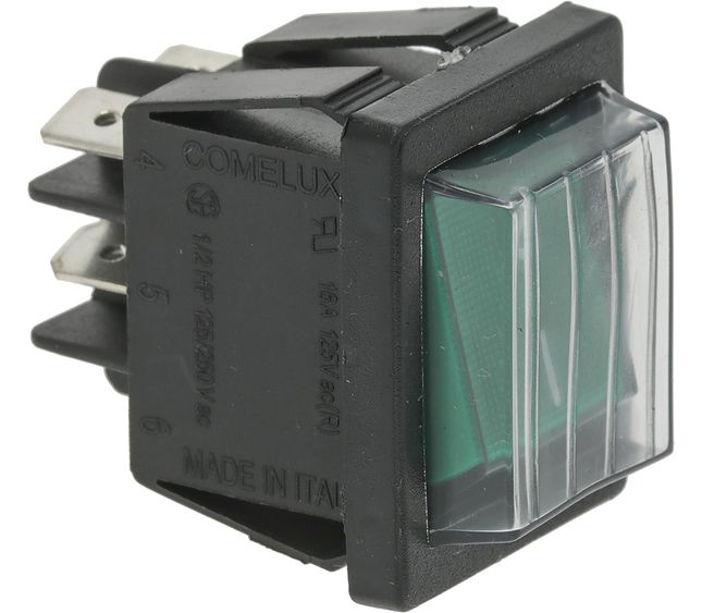 Bipolar Switch Green 16A 250V – Genuine Part 3319012