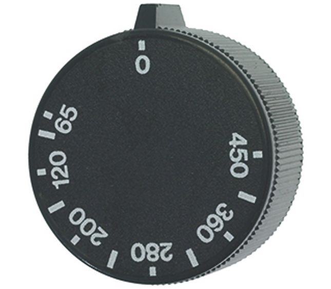 Black Knob Ø 43 mm 0-450°C – Genuine Part 3241572