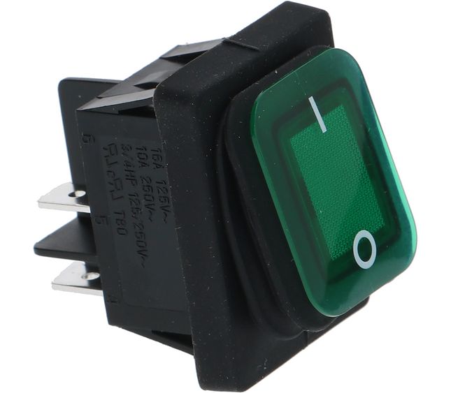 Interruttore Bipolare Verde 16A 250V – Genuine Part 3319827