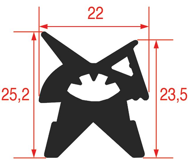 Gasket for Oven Door 680x570 mm – Genuine Part 3186365