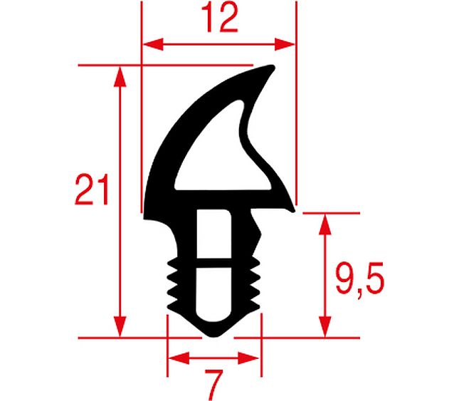 Guarnizione Porta Forno 2000 mm – Genuine Part 5126755