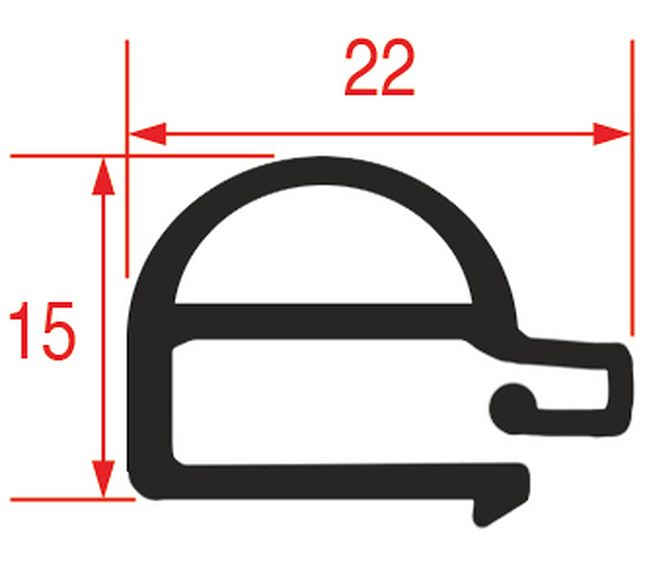 Gasket for Oven Door 725x645 mm – Genuine Part 3186040