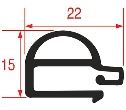Gasket for Oven Door 725x645 mm – Genuine Part 3186040