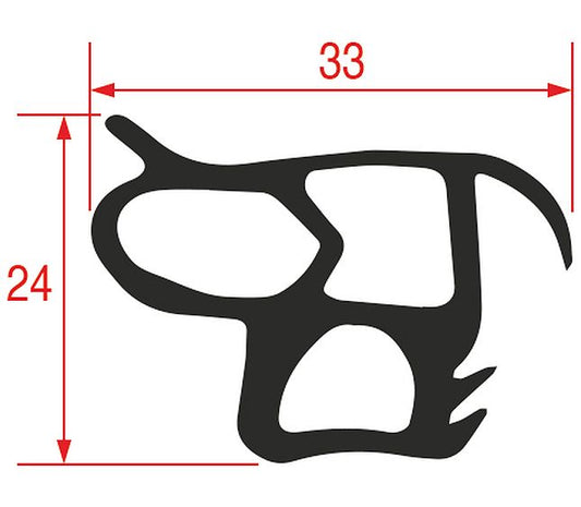 Gasket Lower Oven Door 660 mm – Genuine Part 4006176
