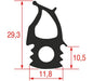 Gasket for Oven Door 755x660 mm – Genuine Part 3786120