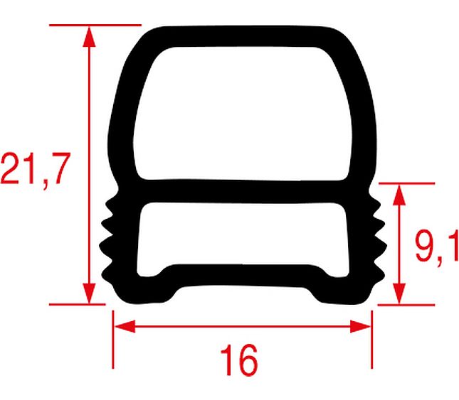 Oven Door Seal 777X1321 mm. – Genuine Part 3186381