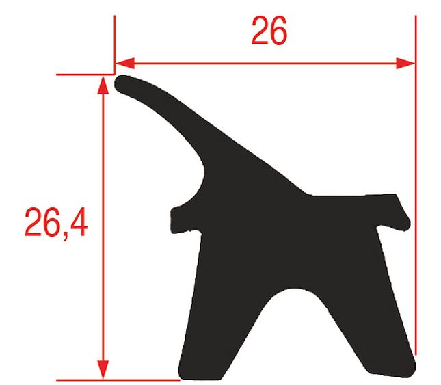 Gasket for Oven Door 755x750 mm – Genuine Part 5013434