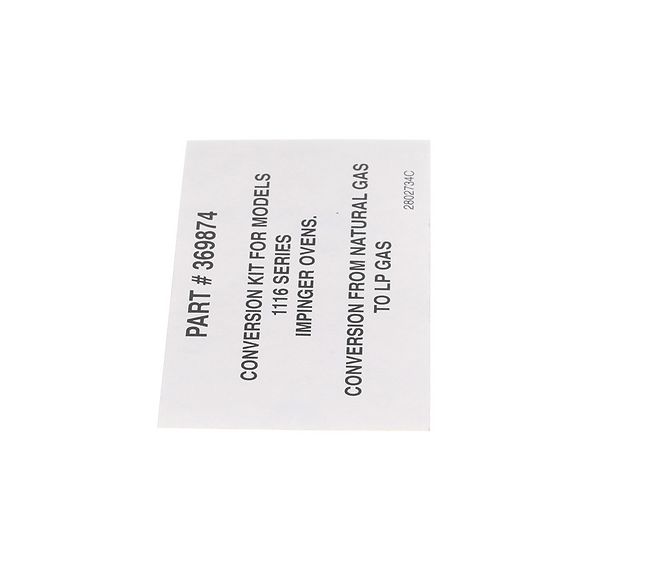 Label Box 369874 Kit – Genuine Part WB141531