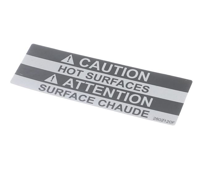Label Caution Hot – Genuine Part WB141685