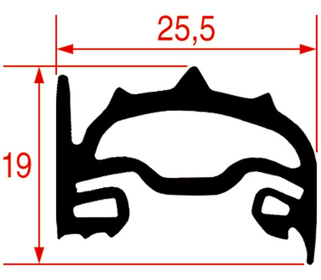 Gasket for Oven Door 710x685 mm – Genuine Part 5039097