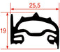 Gasket for Oven Door 710x685 mm – Genuine Part 5039097