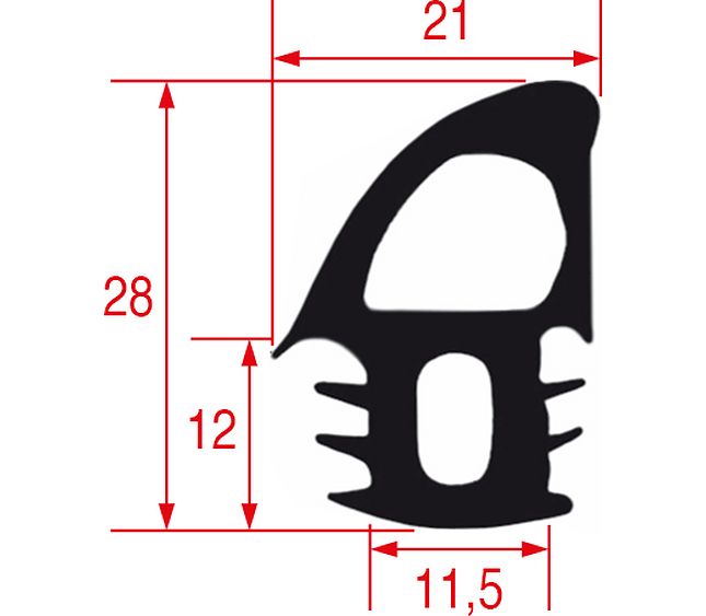 Guarnizione Porta Forno 2670mm – Genuine Part 5120118