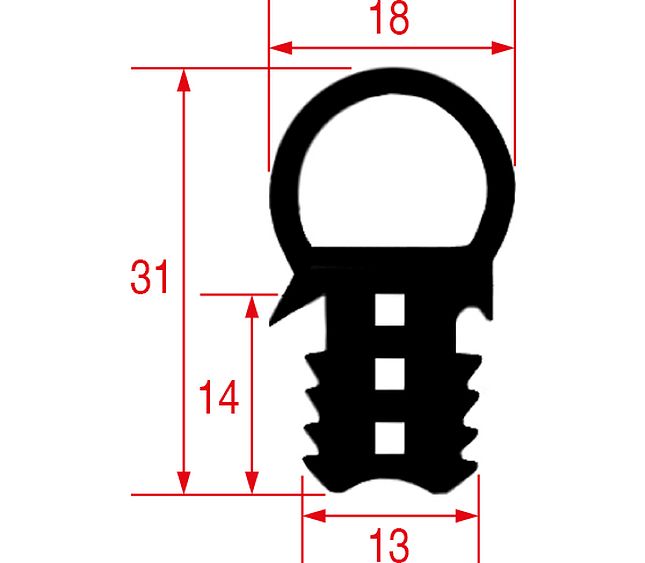 Door Gasket Hansdampf 10.x, Type 2012 – Genuine Part 5088615
