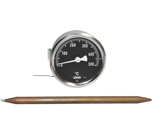 Tele-Thermometer Black Ø 60 mm 0-500°C – Genuine Part 23452317