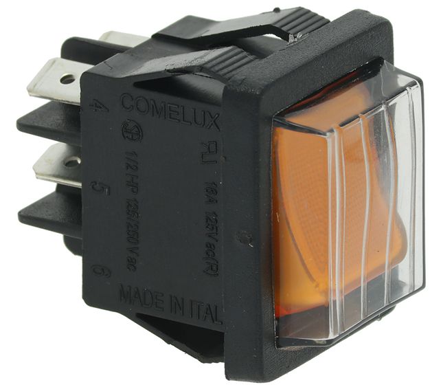 Bipolar Switch Orange 16A 250V – Genuine Part 23452435