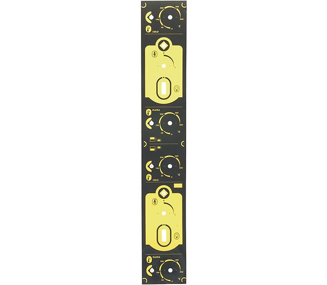 Targa Comandi 8/DS Giallo/Nero – Genuine Part 5029057