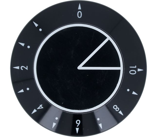 Knob Black Ø 58 mm 0-10 Pos. – Genuine Part 5097538