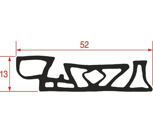 Oven Carriage Gasket 565 mm – Genuine Part 3786508