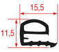 Gasket for Oven Glass 745x430 mm – Genuine Part 2111027