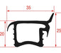 Carriage Stop Gasket 665x160 mm – Genuine Part 3786470