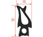 Gasket for Oven Door 530x473 mm – Genuine Part 2111154