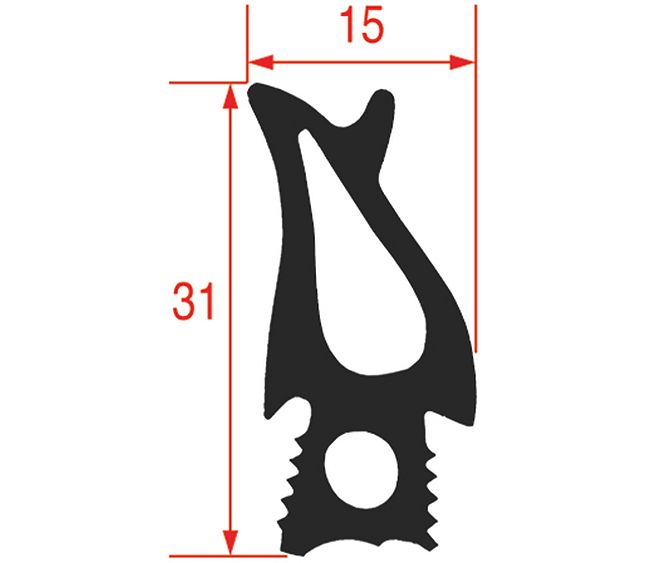 Gasket for Oven Door 1500x480 mm – Genuine Part 2111036