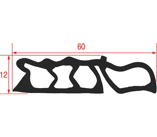 Oven Carriage Gasket 825 mm – Genuine Part 3786495