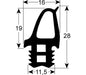 Gasket for Oven Door 743x625 mm – Genuine Part 5107272