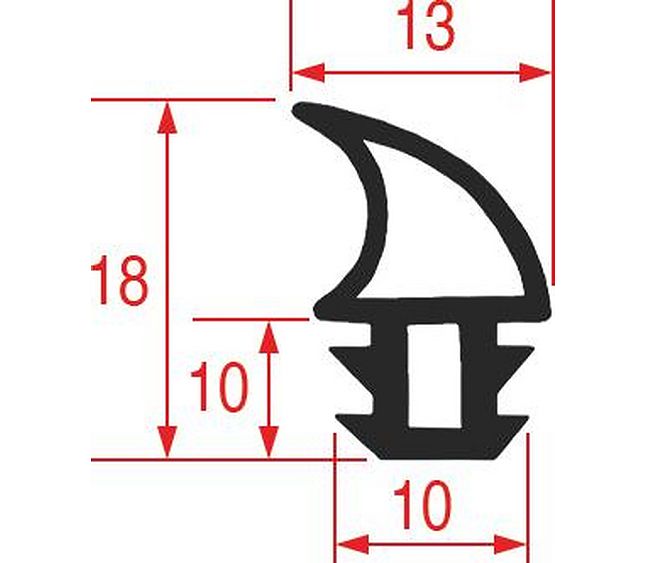 Gasket for Oven Door 754132519 Smeg 2010 mm – Genuine Part 5090363