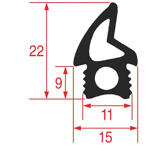 Gasket for Oven Front 1800 mm – Genuine Part 5135441
