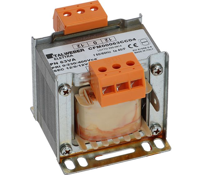 Transformer 0-230-400V/12-0-12V 63VA – Genuine Part 3221248