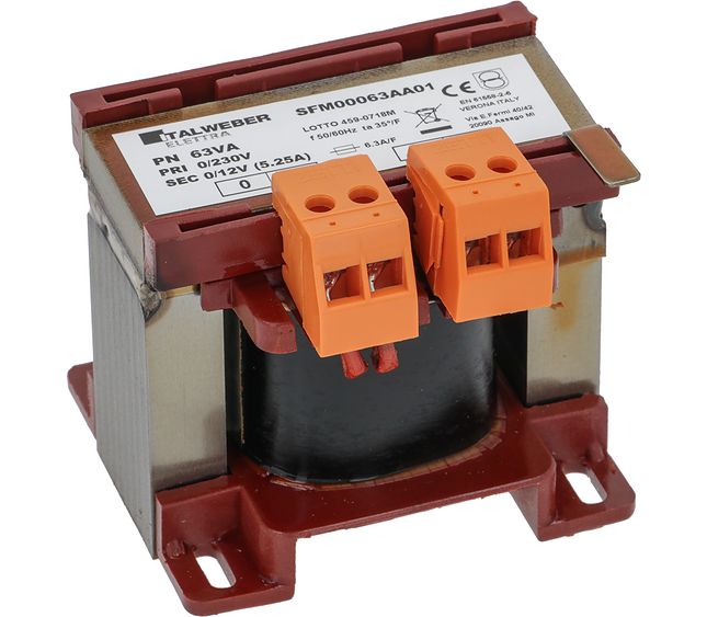 Transformer 0-230V/0-12V 63VA – Genuine Part 3739034