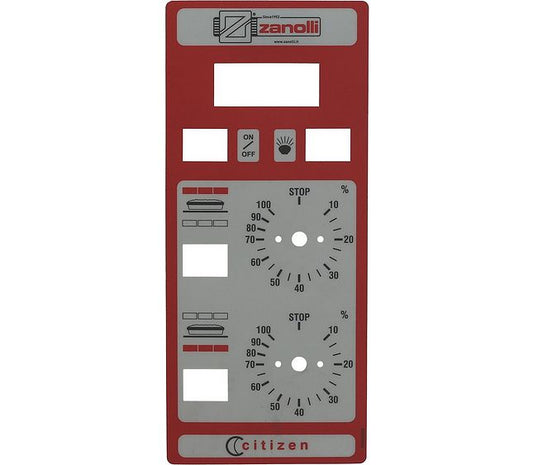 Plate Mechanical Grey-Red 315x135 mm – Genuine Part 3399144