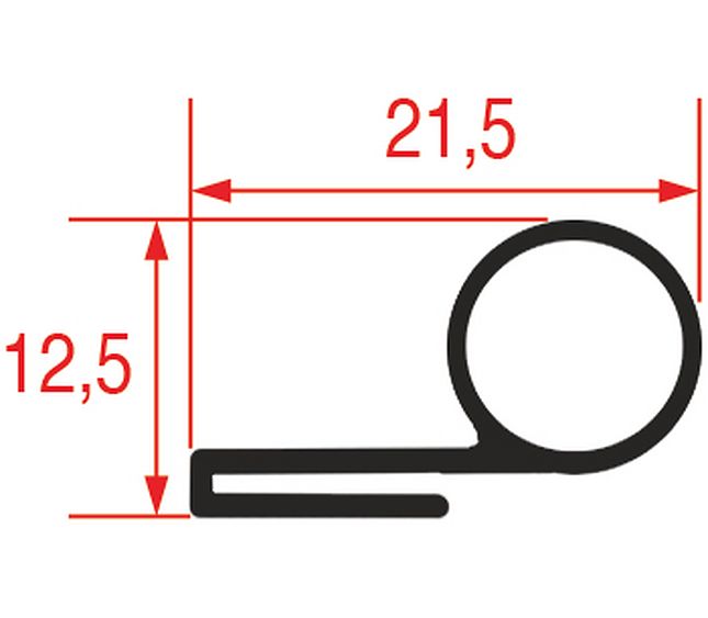Oven Door Gasket – Genuine Part 5127326