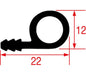 Gasket for Oven Door – Genuine Part 5126977
