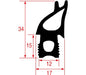 Oven Door Gasket 1470x495 mm – Genuine Part 7122897