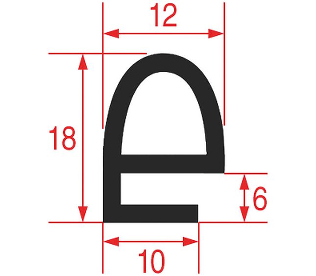 Oven Door Gasket 2550 mm – Genuine Part 3786700